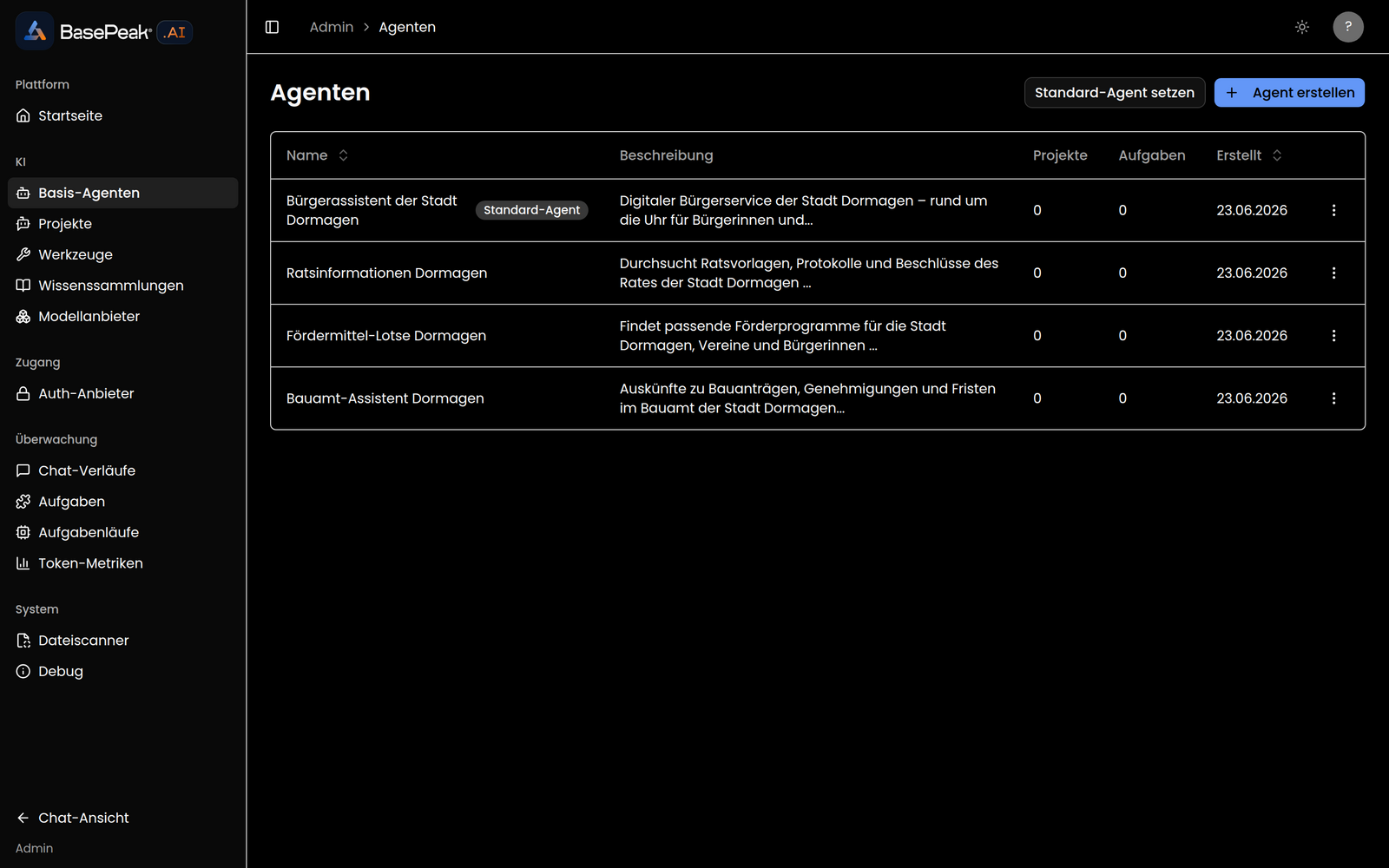 Agents overview