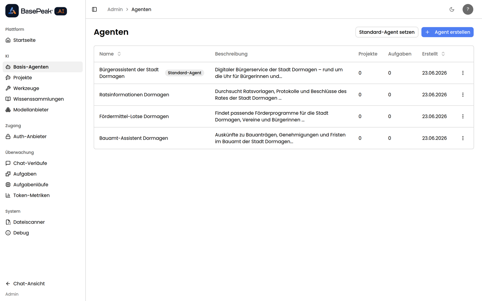 Agents overview