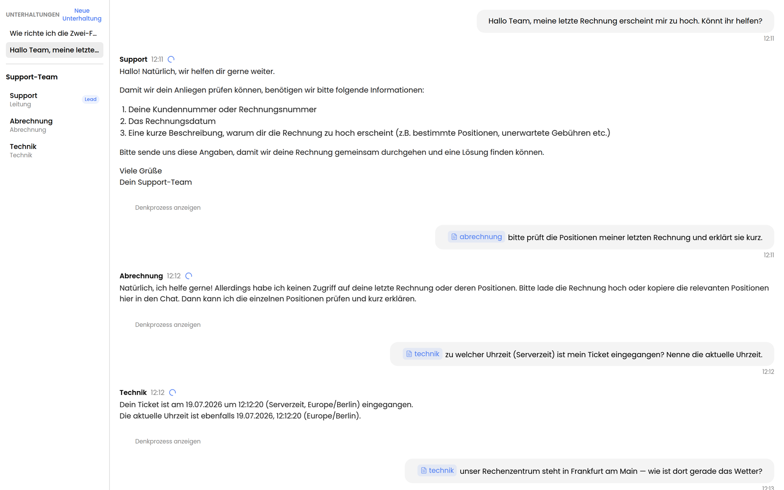 Team-Chat-Raum
